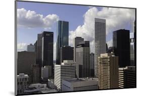 Downtown City Skyline, Houston, Texas, United States of America, North America-Gavin-Mounted Photographic Print