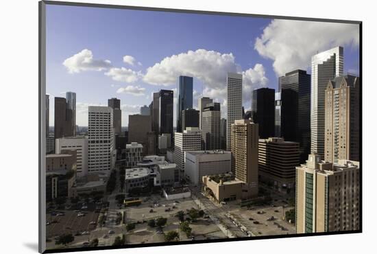 Downtown City Skyline, Houston, Texas, United States of America, North America-Gavin-Mounted Photographic Print