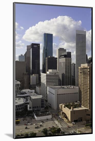 Downtown City Skyline, Houston, Texas, United States of America, North America-Gavin-Mounted Photographic Print