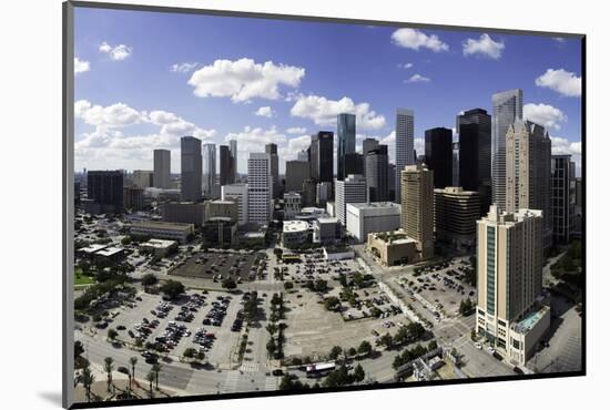 Downtown City Skyline, Houston, Texas, United States of America, North America-Gavin-Mounted Photographic Print