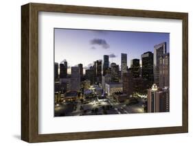 Downtown City Skyline, Houston, Texas, United States of America, North America-Gavin-Framed Photographic Print