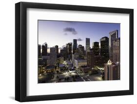 Downtown City Skyline, Houston, Texas, United States of America, North America-Gavin-Framed Photographic Print