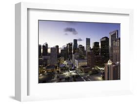 Downtown City Skyline, Houston, Texas, United States of America, North America-Gavin-Framed Photographic Print