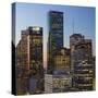 Downtown City Skyline, Houston, Texas, Usa-Gavin Hellier-Stretched Canvas