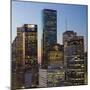 Downtown City Skyline, Houston, Texas, Usa-Gavin Hellier-Mounted Photographic Print