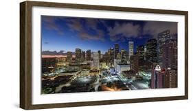 Downtown City Skyline, Houston, Texas, Usa-Gavin Hellier-Framed Photographic Print