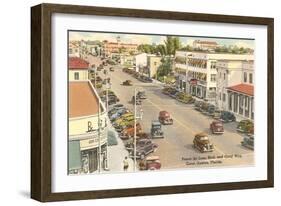 Downtown Coral Gables, Florida-null-Framed Art Print