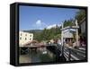 Downtown Creek Street, Ketchikan, Alaska, Usa-Savanah Stewart-Framed Stretched Canvas