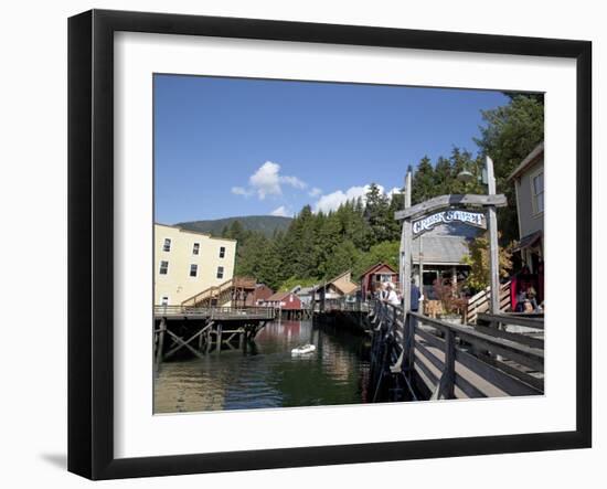 Downtown Creek Street, Ketchikan, Alaska, Usa-Savanah Stewart-Framed Photographic Print