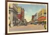 Downtown Davenport-null-Framed Art Print