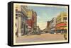 Downtown Davenport-null-Framed Stretched Canvas