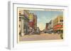 Downtown Davenport-null-Framed Art Print