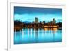 Downtown Denver Colorado Dusk-null-Framed Premium Giclee Print