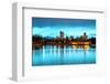 Downtown Denver Colorado Dusk-null-Framed Art Print