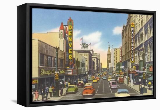 Downtown Denver, Colorado-null-Framed Stretched Canvas