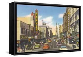 Downtown Denver, Colorado-null-Framed Stretched Canvas