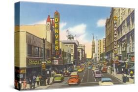 Downtown Denver, Colorado-null-Stretched Canvas