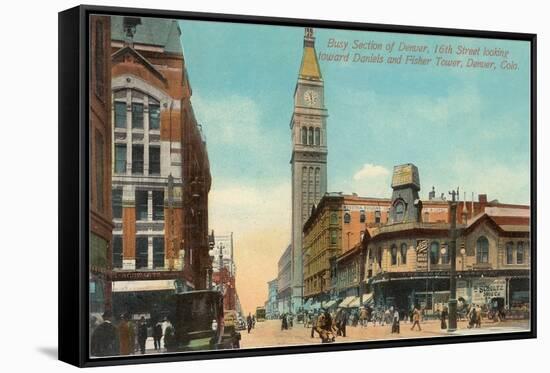 Downtown Denver, Colorado-null-Framed Stretched Canvas