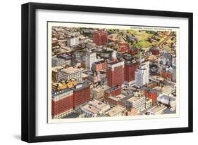 Downtown Des Moines, Iowa-null-Framed Art Print