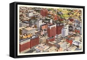 Downtown Des Moines, Iowa-null-Framed Stretched Canvas