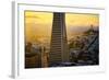 Downtown Detail and Golden Light, San Francisco, Cityscape, Urban View-Vincent James-Framed Photographic Print