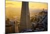 Downtown Detail and Golden Light, San Francisco, Cityscape, Urban View-Vincent James-Mounted Photographic Print