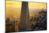 Downtown Detail and Golden Light, San Francisco, Cityscape, Urban View-Vincent James-Mounted Photographic Print