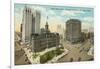 Downtown Detroit, Michigan-null-Framed Art Print