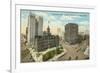 Downtown Detroit, Michigan-null-Framed Premium Giclee Print