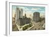 Downtown Detroit, Michigan-null-Framed Art Print