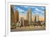 Downtown Detroit, Michigan-null-Framed Premium Giclee Print