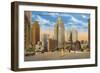 Downtown Detroit, Michigan-null-Framed Art Print