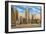 Downtown Detroit, Michigan-null-Framed Art Print