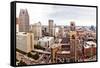 Downtown Detroit-Andrew Bayda-Framed Stretched Canvas