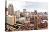 Downtown Detroit-Andrew Bayda-Stretched Canvas