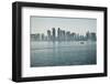 Downtown Doha with its Impressive Skyline of Skyscrapers, Doha, Qatar, Middle East-Matt-Framed Photographic Print