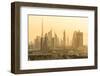 Downtown Dubai skyline, Dubai, United Arab Emirates, U.A.E.-Peter Adams-Framed Photographic Print