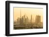 Downtown Dubai skyline, Dubai, United Arab Emirates, U.A.E.-Peter Adams-Framed Photographic Print