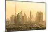 Downtown Dubai skyline, Dubai, United Arab Emirates, U.A.E.-Peter Adams-Mounted Photographic Print