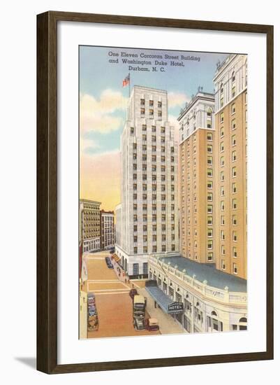 Downtown Durham, North Carolina-null-Framed Art Print