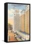 Downtown Durham, North Carolina-null-Framed Stretched Canvas