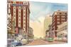 Downtown Erie, Pennsylvania-null-Mounted Premium Giclee Print