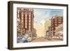 Downtown Erie, Pennsylvania-null-Framed Art Print