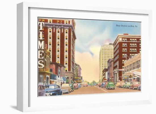 Downtown Erie, Pennsylvania-null-Framed Art Print