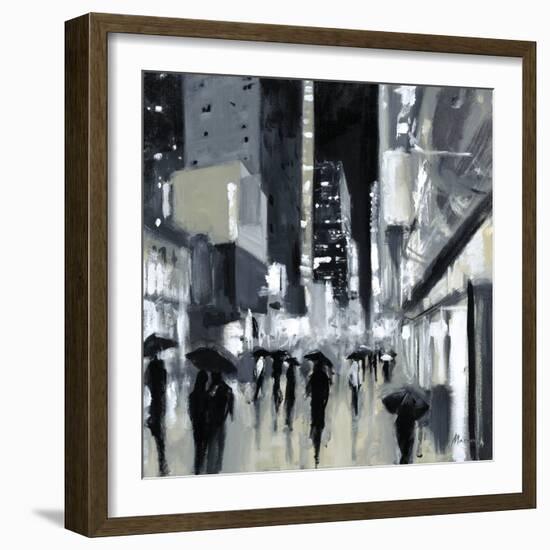 Downtown Evening-Shawn Mackey-Framed Giclee Print
