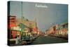 Downtown Fairbanks, Alaska-null-Stretched Canvas
