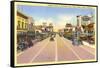 Downtown Fresno, California-null-Framed Stretched Canvas