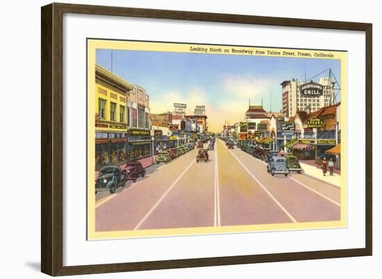 Downtown Fresno, California-null-Framed Art Print