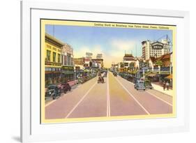 Downtown Fresno, California-null-Framed Premium Giclee Print