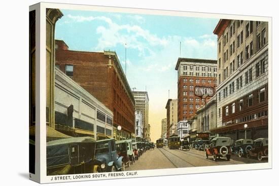 Downtown Fresno, California-null-Stretched Canvas